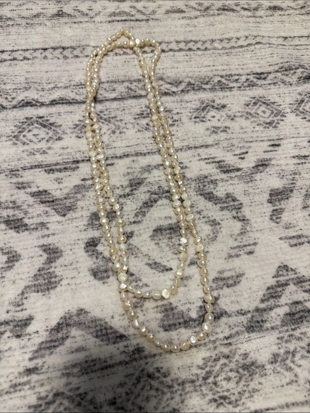 Fresh water pearl long necklace